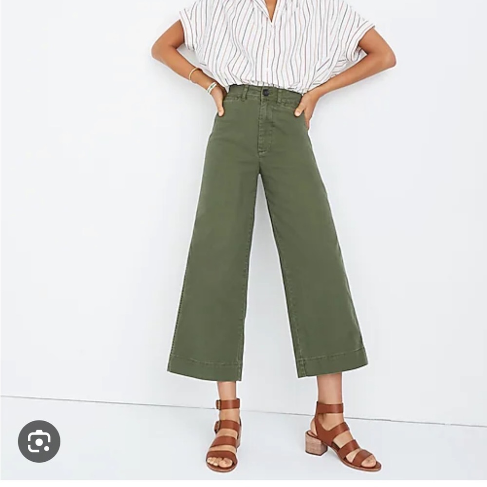 Madewell Emmett Wide-Leg Crop Pants
